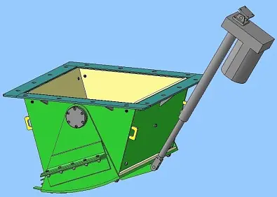 Затвор челюстной 3Ч-500х500-МЭП 
